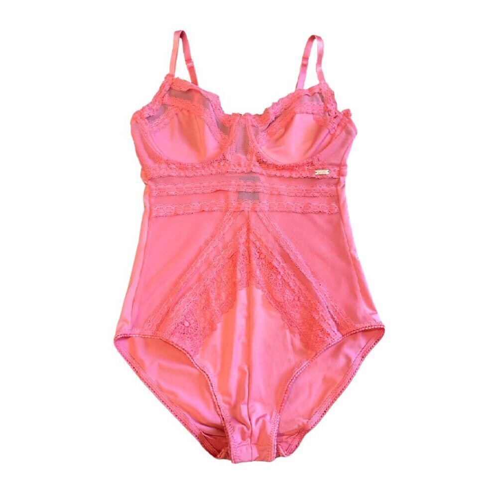 Coral Lingerie Bodysuit One Piece Rachel Roy Size Small Women